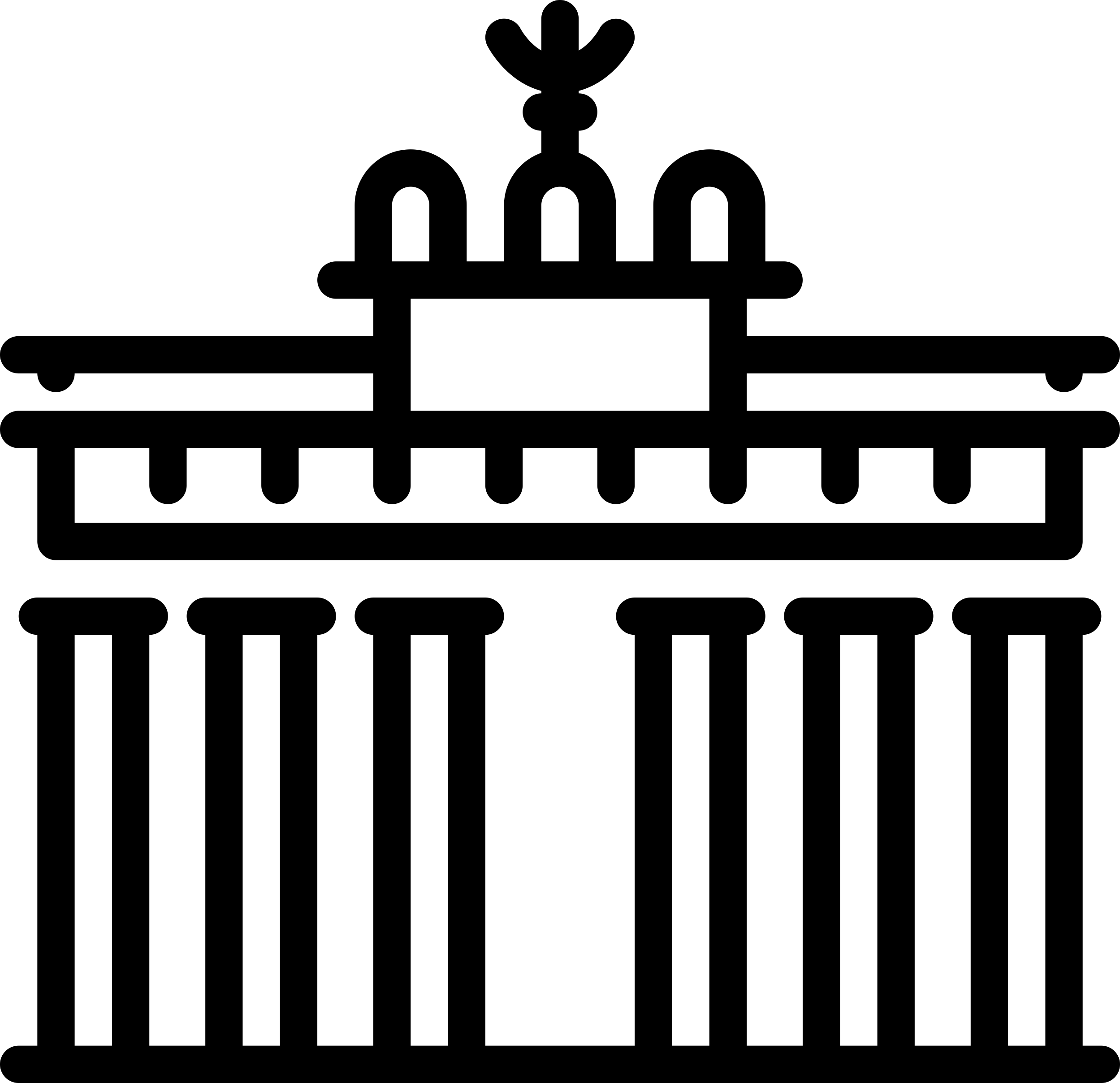 Brandenburg Gate Stencil Svg Design File Free Vectors